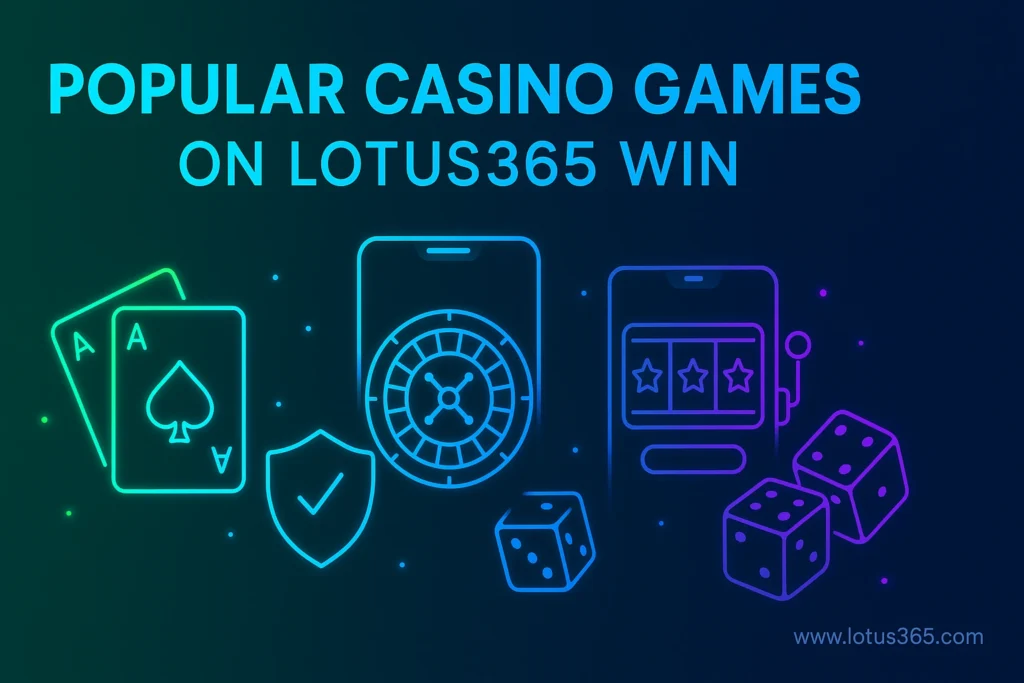 Popular Games & Betting Options at Lotus365 Win